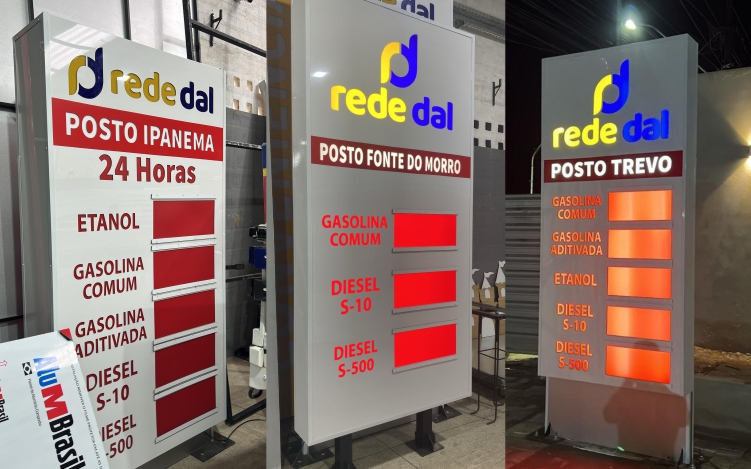 Placa de Preço - Rede Dal